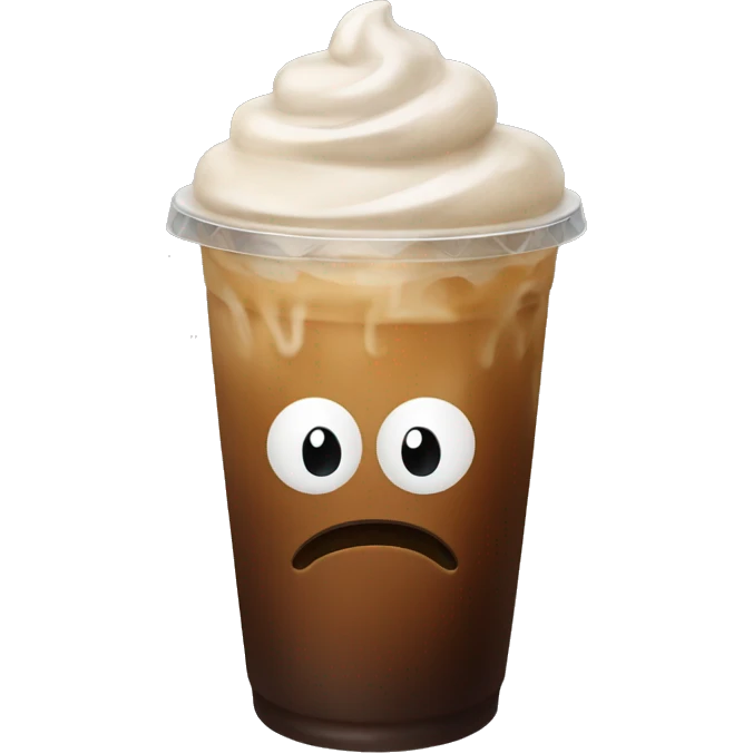 Iced coffee emoji