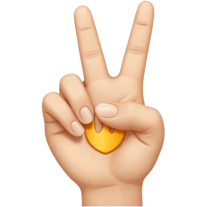 검지손가락만 피고 있는 손 emoji