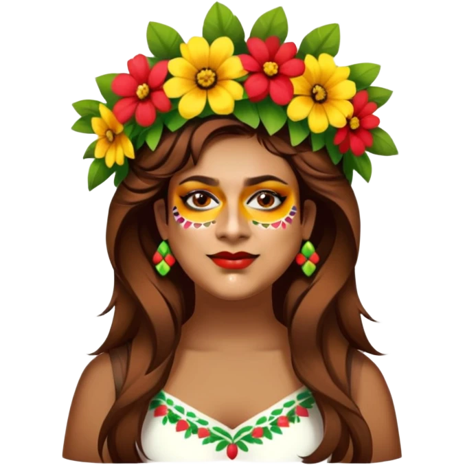 Flower-Crowned Dancer emoji