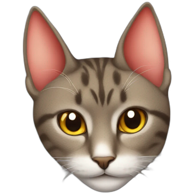 Cat with devil ears emoji