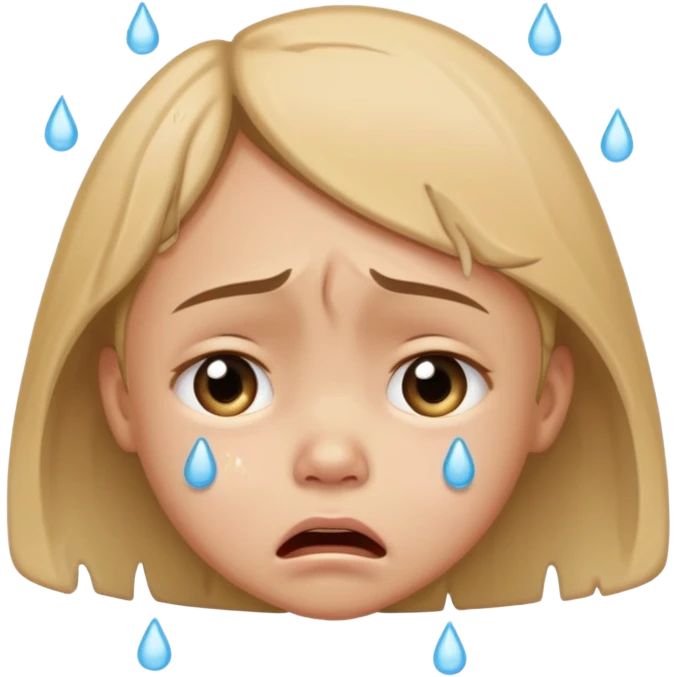 Ağlayan çocuk emoji