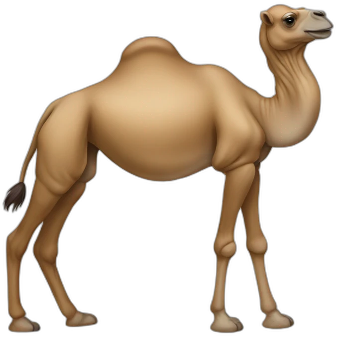 Two-humped camel emoji