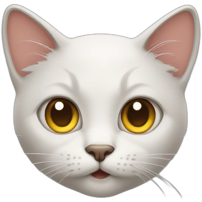 cat with a few expression emoji