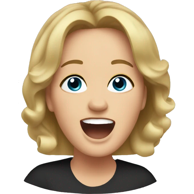 Adele excited emoji