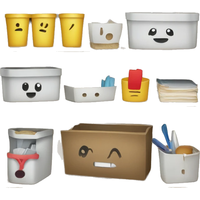 a compulsive and tidy organizer  emoji