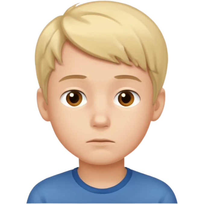 boy thinking emoji