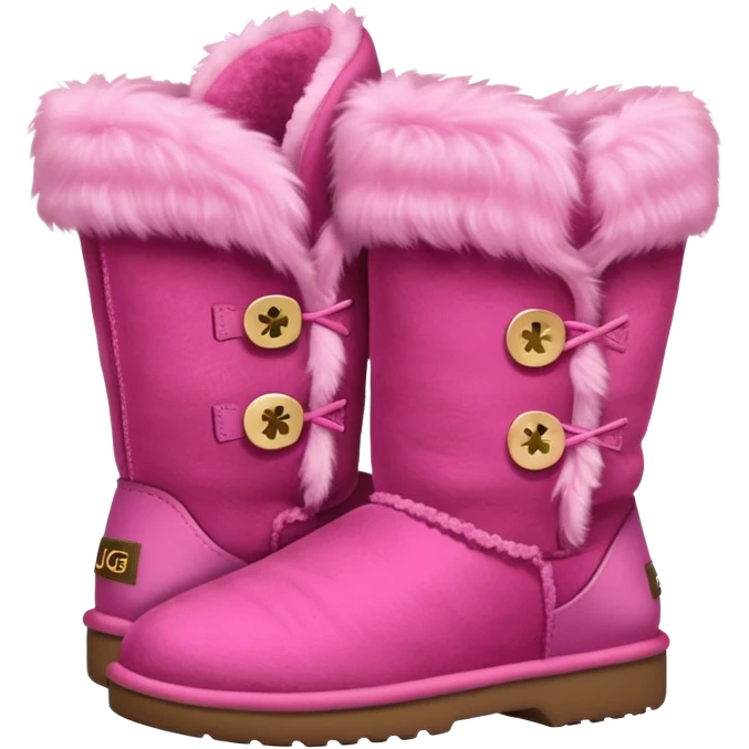 Pink uggs emoji