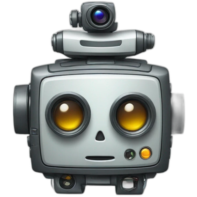 Robot with camera  emoji