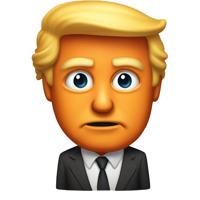 Orange trump  emoji