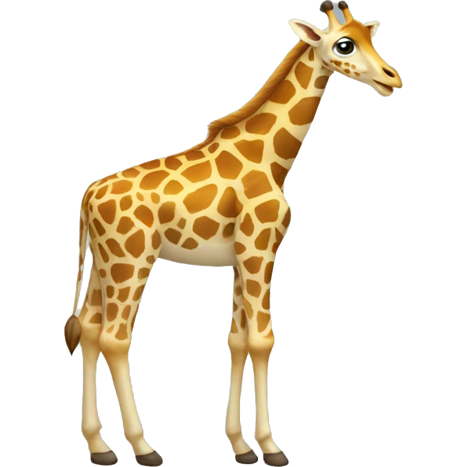 Girafe corps entier emoji