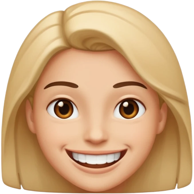a very very strong smile emoji