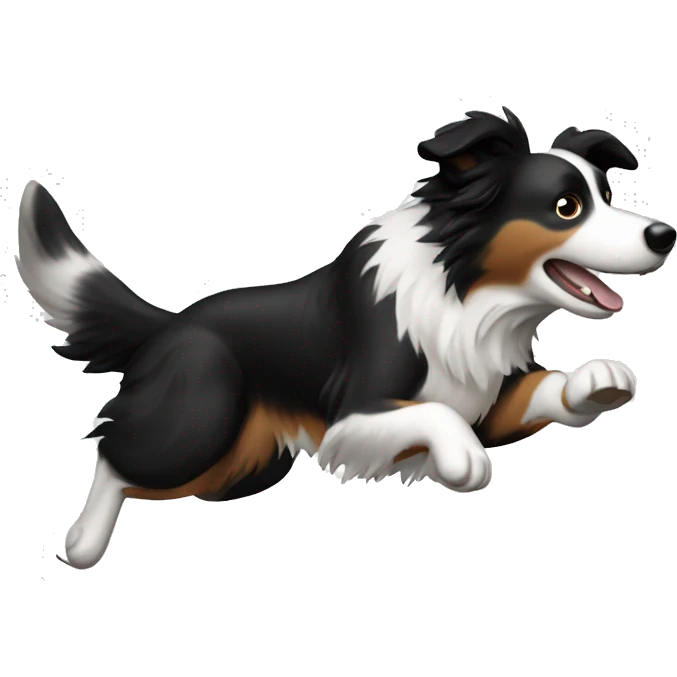 border collie jumping anvil emoji