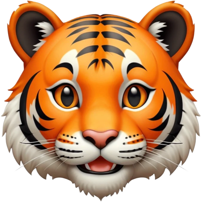 happy smiling tiger emoji