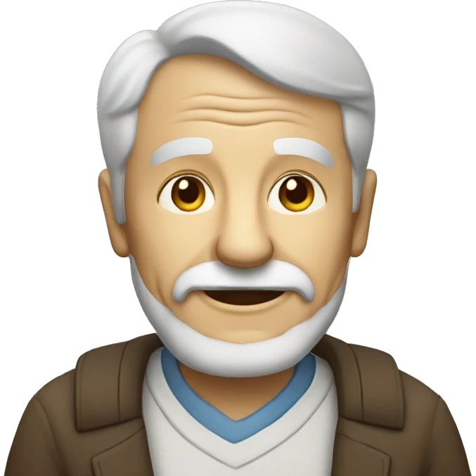 old man with money emoji