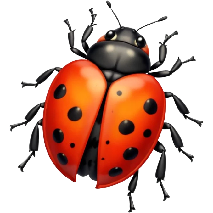 
bug on flower emoji