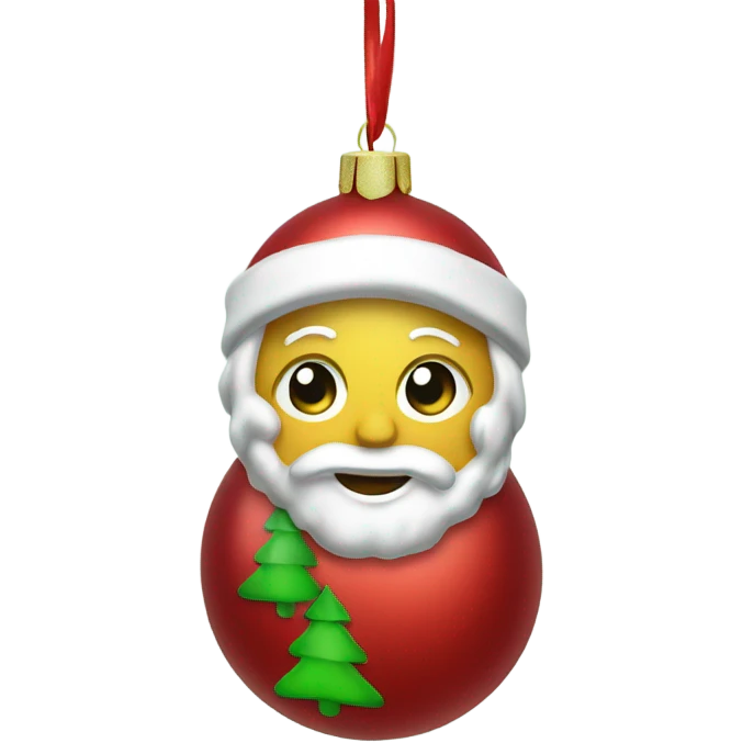 cristmas ornament  emoji