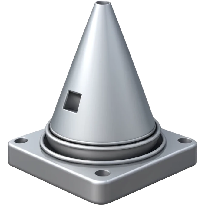 Cone pontoon emoji