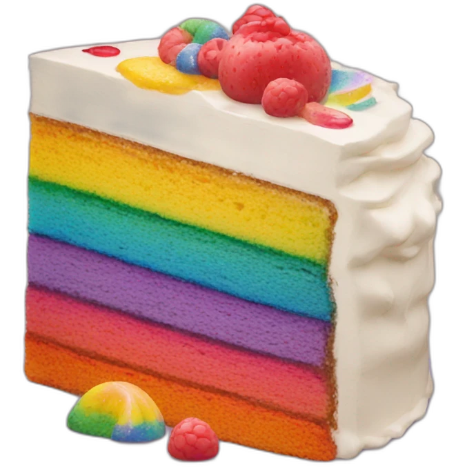 rainbow-cake emoji