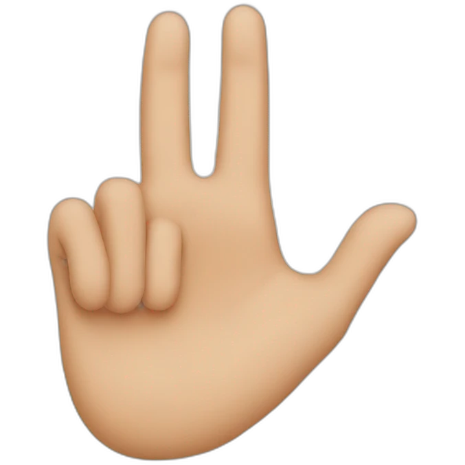 finger in nose emoji