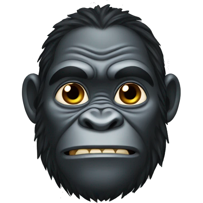 Māori face with gorilla emoji