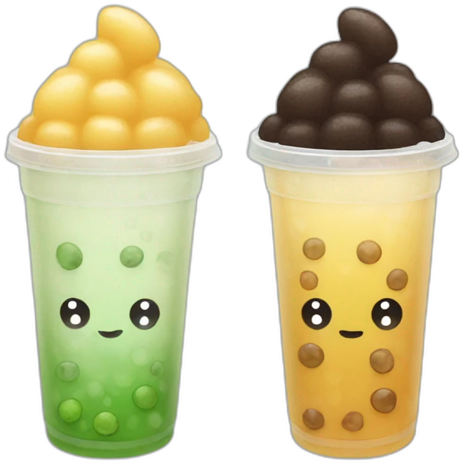 trash bubble tea emoji