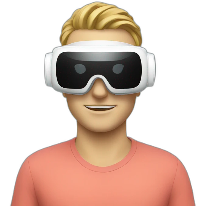 white vr headset emoji