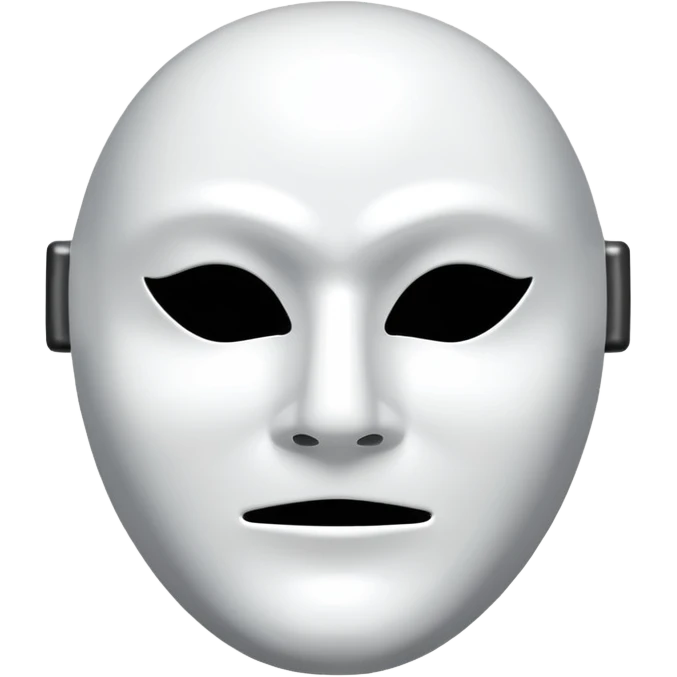 a full view of Mask emoji