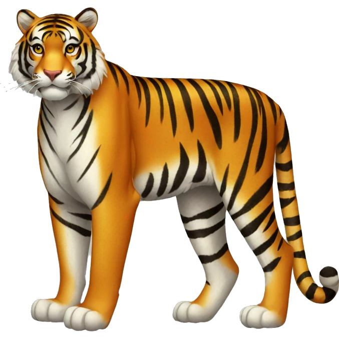 Tiger fullbody emoji