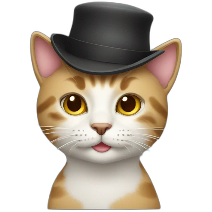 cat with hat emoji