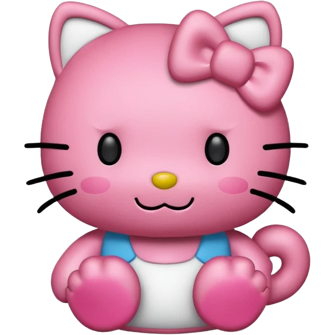hello kitty with a 67 emoji