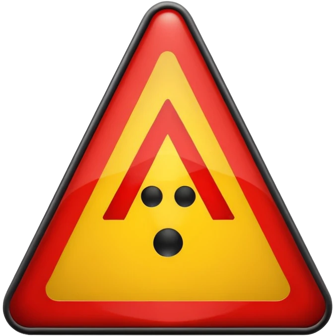 danger sign emoji