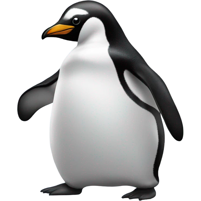 Penguin twerking emoji