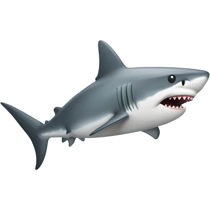 Shark with gun emoji