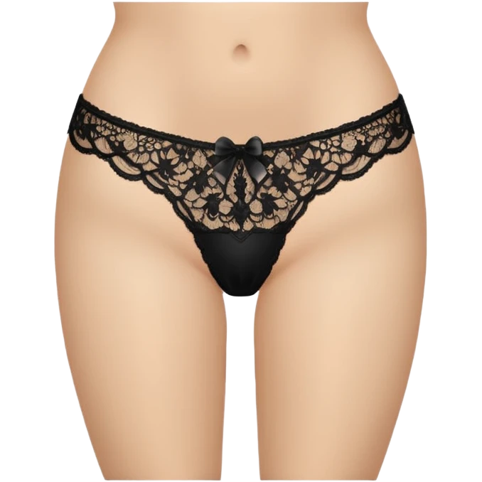 Black thong emoji