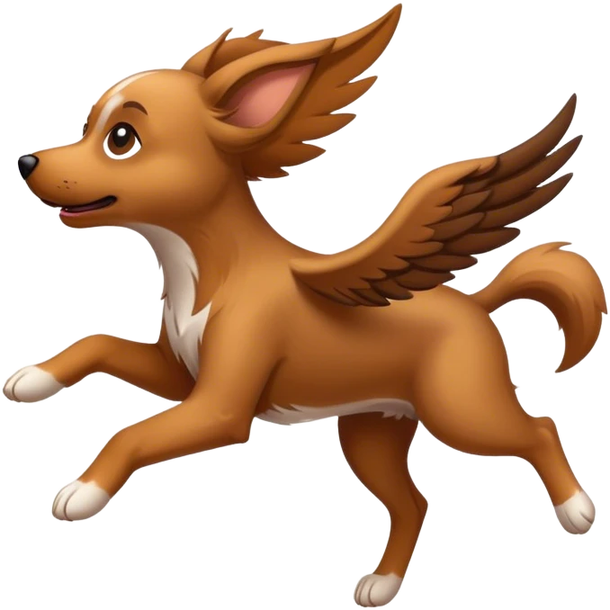 Cão voador  emoji