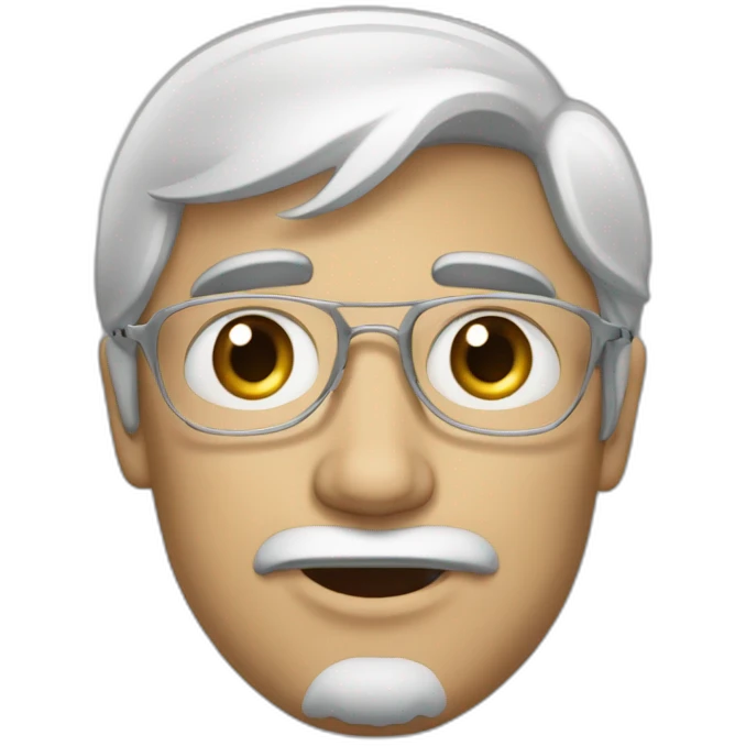 Мужчина с бородой короткой стрижкой и очках emoji