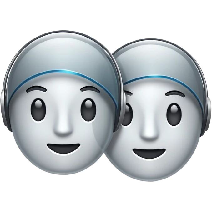 Abstract emoji of a copy-paste concept with two semi-transparent browser windows layered together, modern UI elements, tech-inspired design, sleek edges, not cartoonish, suitable for a tech company avata emoji