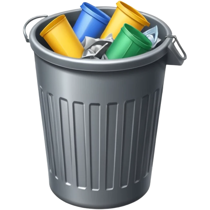 Trash can emoji