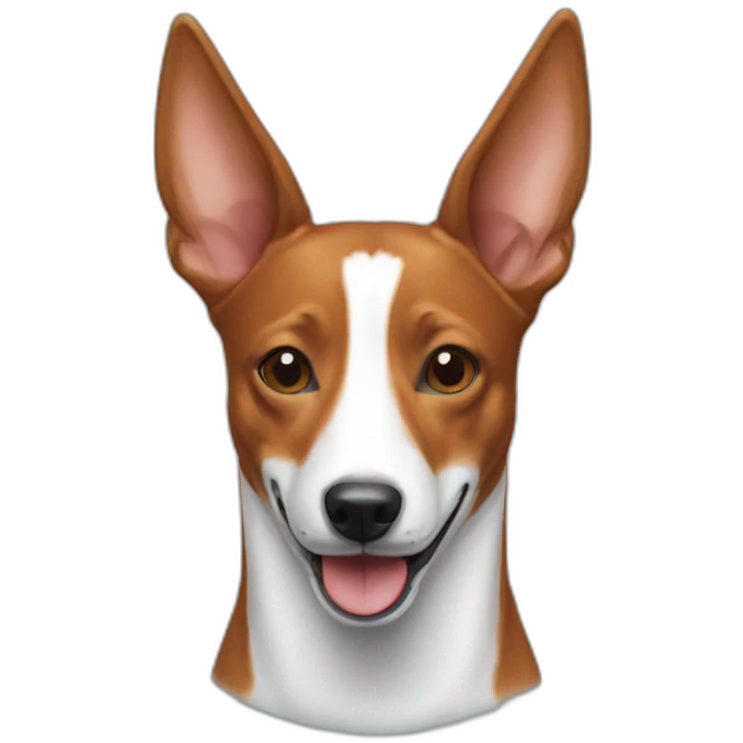 smiling basenji emoji