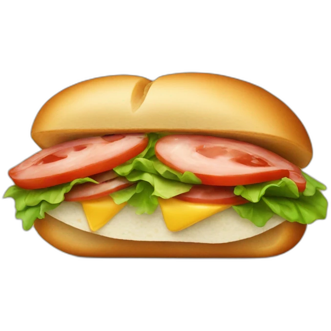 Pan bagnat sandwich emoji