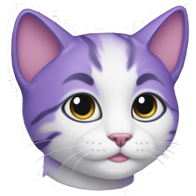 VIOLET CAT emoji