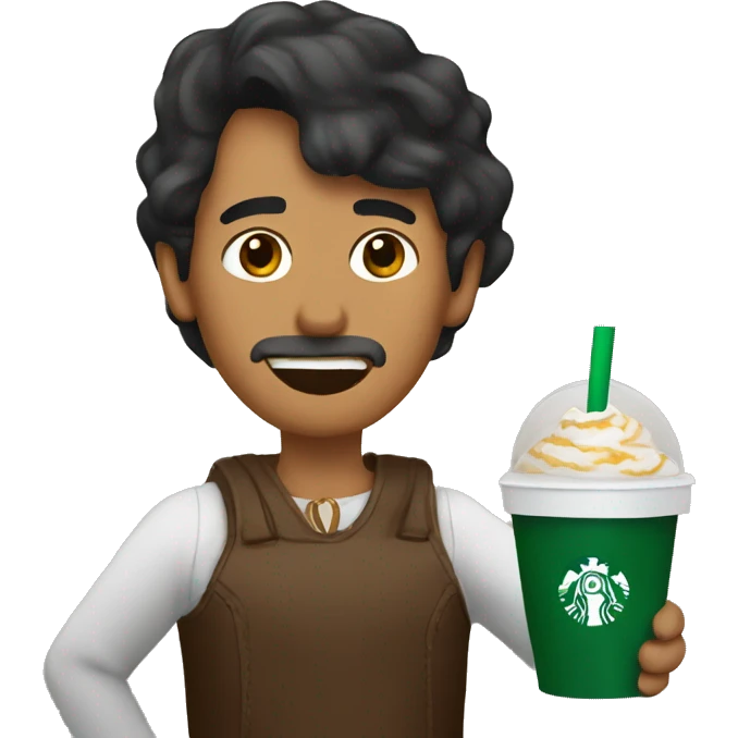 Mexican getting Starbucks  emoji