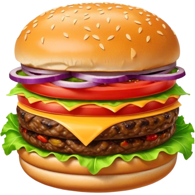 Hamburger emoji