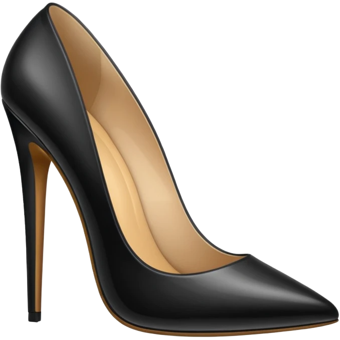black high heels emoji