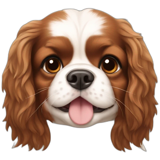 king charles spaniel hedgehog emoji