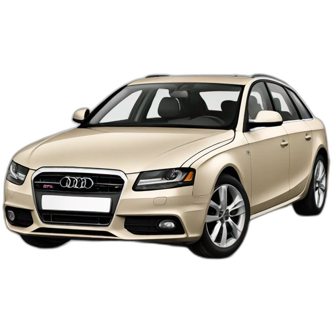 Audi A4 2011 beige emoji