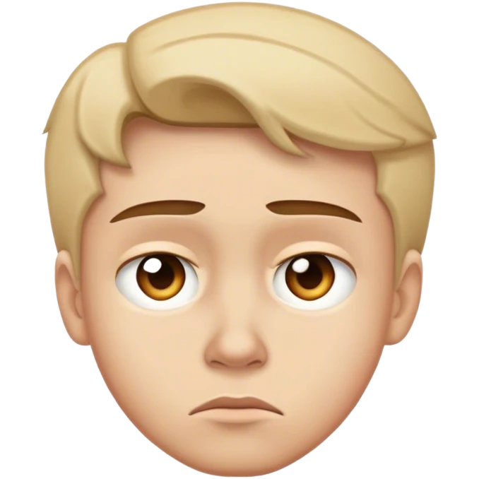 Visage bouder emoji
