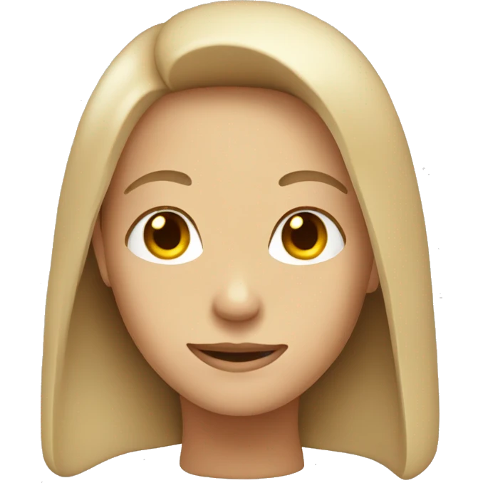Beige hear emoji