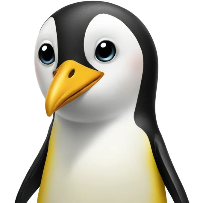 Yellow pinguin emoji
