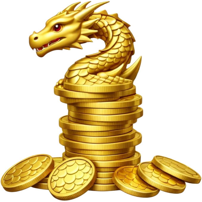 strack coins dragon emoji
